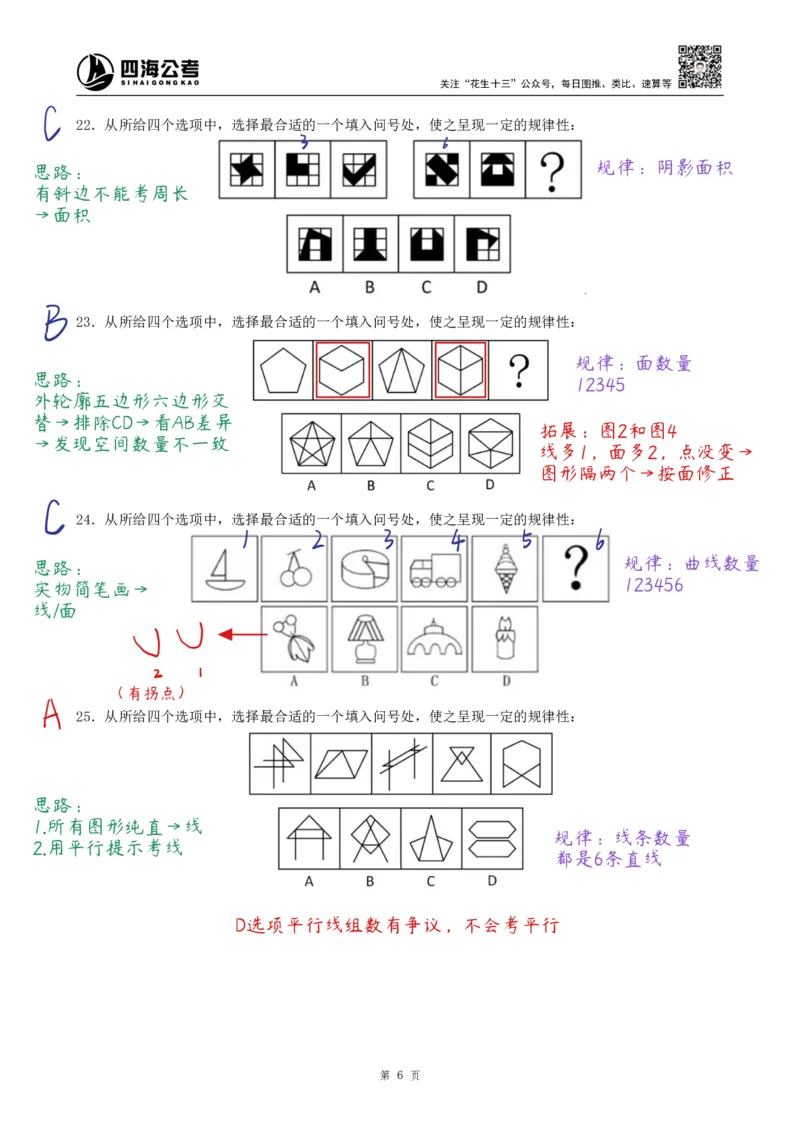 《龙飞丨26图推500题复盘笔记（130页全）_3539.2027北京定向选调_052027行测资料（名师笔记+技巧+必考点）_10判断推理）专项资料》第6页预览