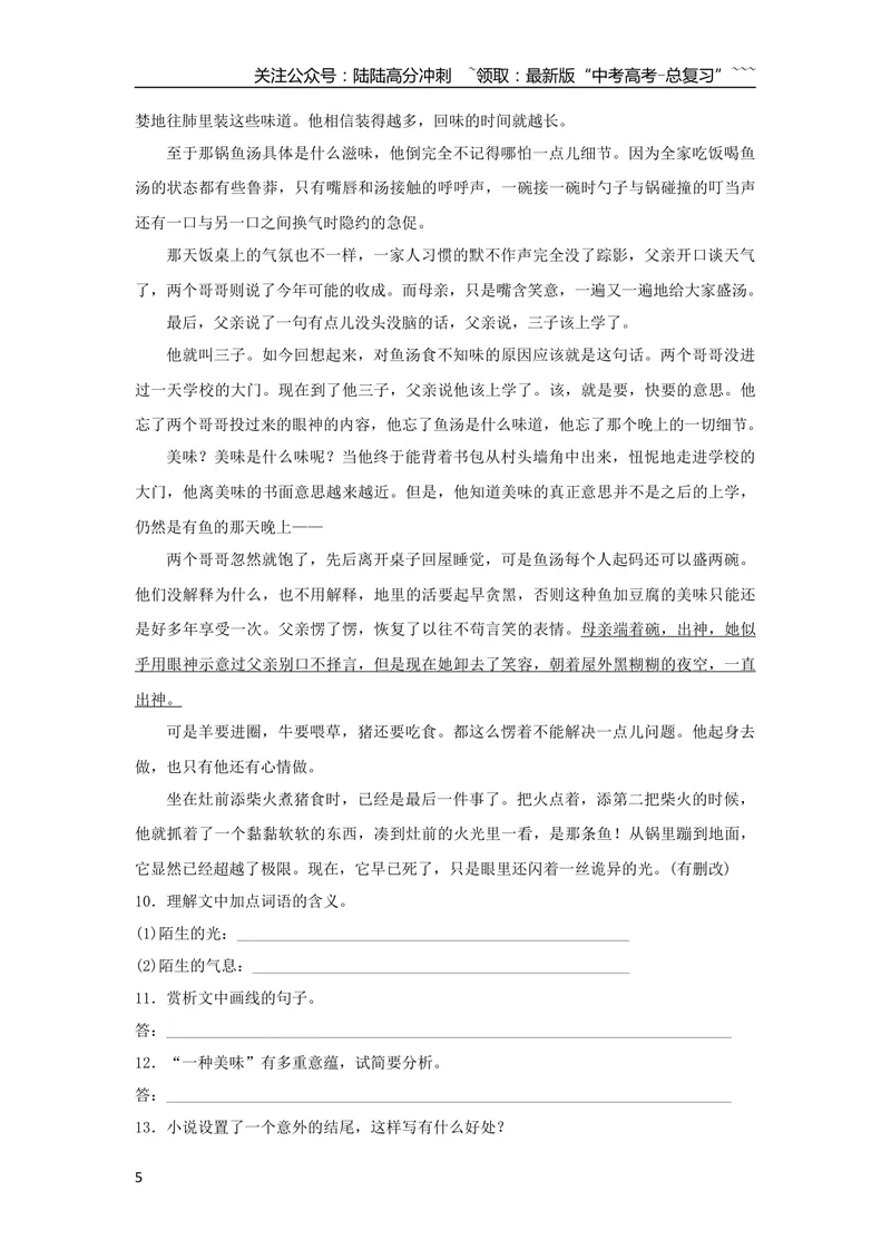 《2017年浙江省高考语文（含解析版）_专项复习_2026年-语文专项复习_2008年-2025年语文高考真题_2008-2020年高考_地方卷_浙江高考语文08-21_A4word版》第5页预览