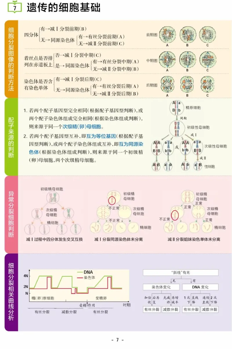 《生物考点常识汇总_3539.2027北京定向选调_052027行测资料（名师笔记+技巧+必考点）_00科学推理重要知识汇总》第7页预览