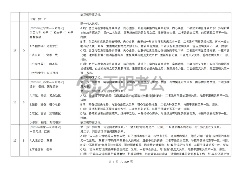 《类比推理顺序（答案5.0）_3539.2027北京定向选调_062027行测刷题-各模块刷题合集pdf版_2027类比推理千题册_（顺序版）类比推理_类比推理顺序版5.0》第9页预览