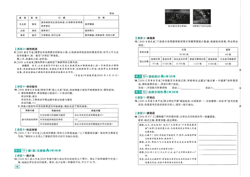 《1、语文周周练（A3版）_小初高学习资料合集（每天更新）_2027版初中《中考真题分类周周练》（语文）》第7页预览