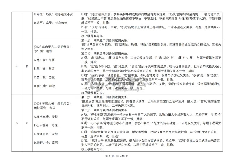 《（顺序版答案7.0）类比推理千题册_3539.2027北京定向选调_062027行测刷题-各模块刷题合集pdf版_2027类比推理千题册_（顺序版）类比推理_类比推理顺序版7.0》第4页预览