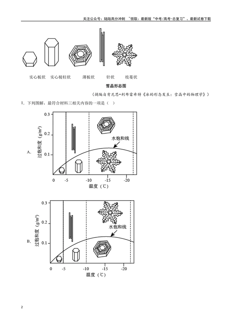 《24实用类文本阅读之图表分析类（全国版）（原卷版）_二轮复习_2025年_2025年新高考语文二轮复习高频考点重难点强化训练卷_资料》第2页预览