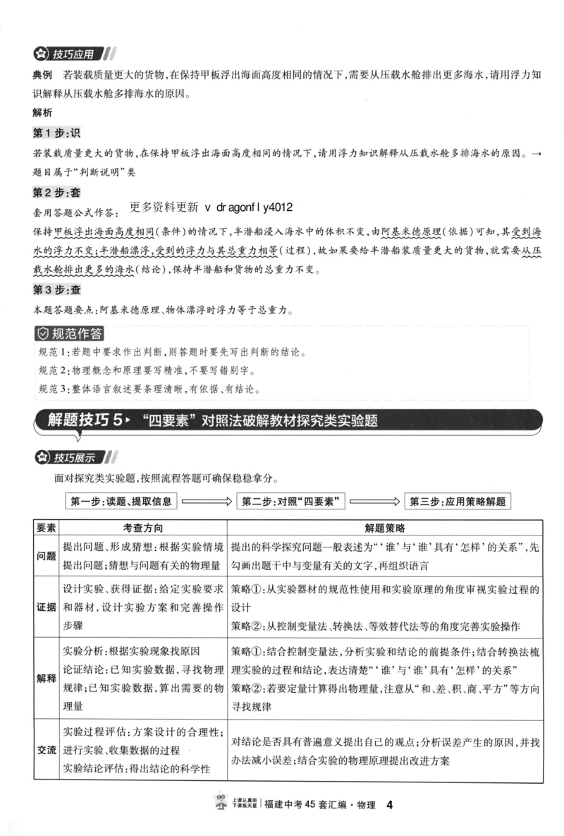 《45套物理题型解题技巧_12.2026年4月全国各地高考模拟卷_2026版初中金考卷•45套中考试卷汇编系列合集_2026版初中金考卷•中考45套汇编数物化(福建版)_2026中考金考卷物理福建版》第6页预览