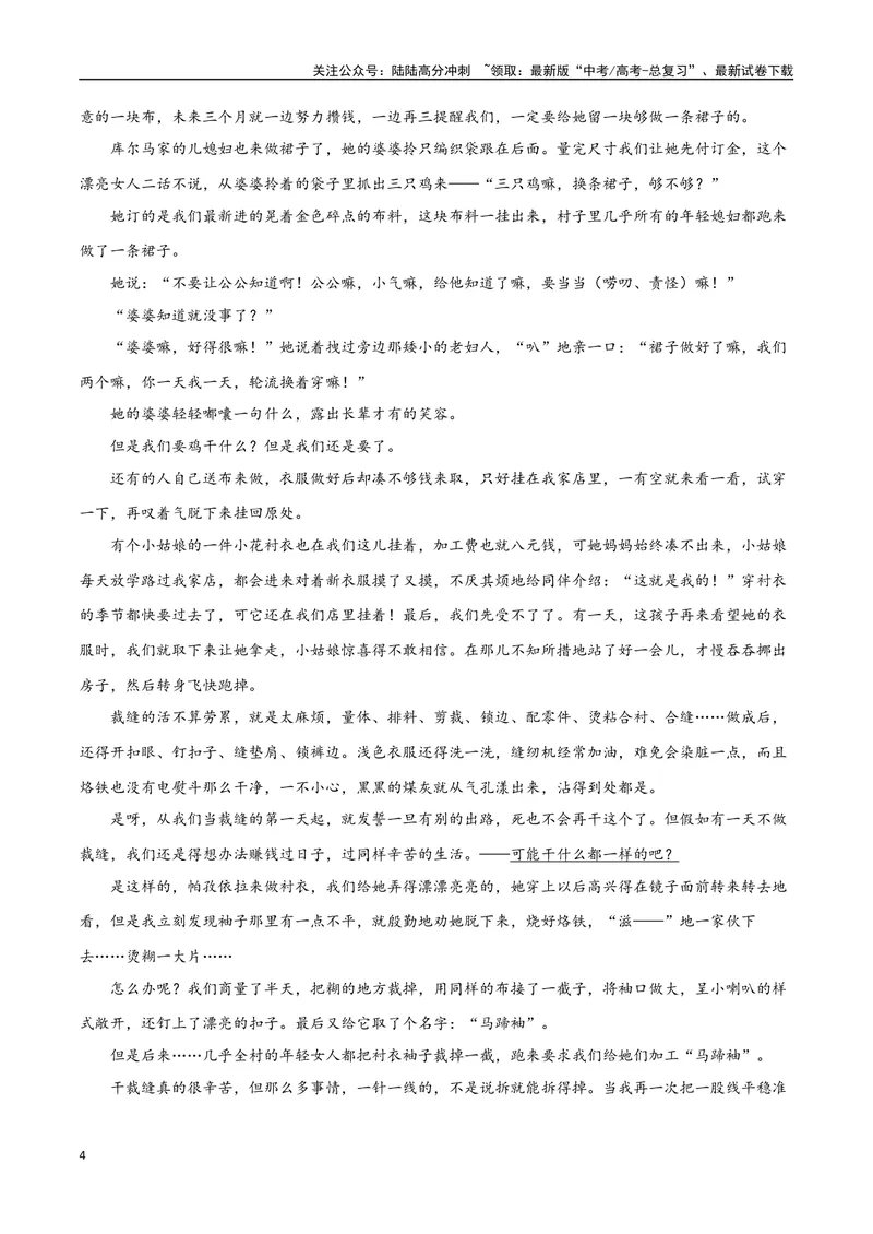 《40文学类文本阅读之语言（新高考版）（试卷）_二轮复习_2025年_2025年新高考语文二轮复习高频考点重难点强化训练卷_资料》第4页预览