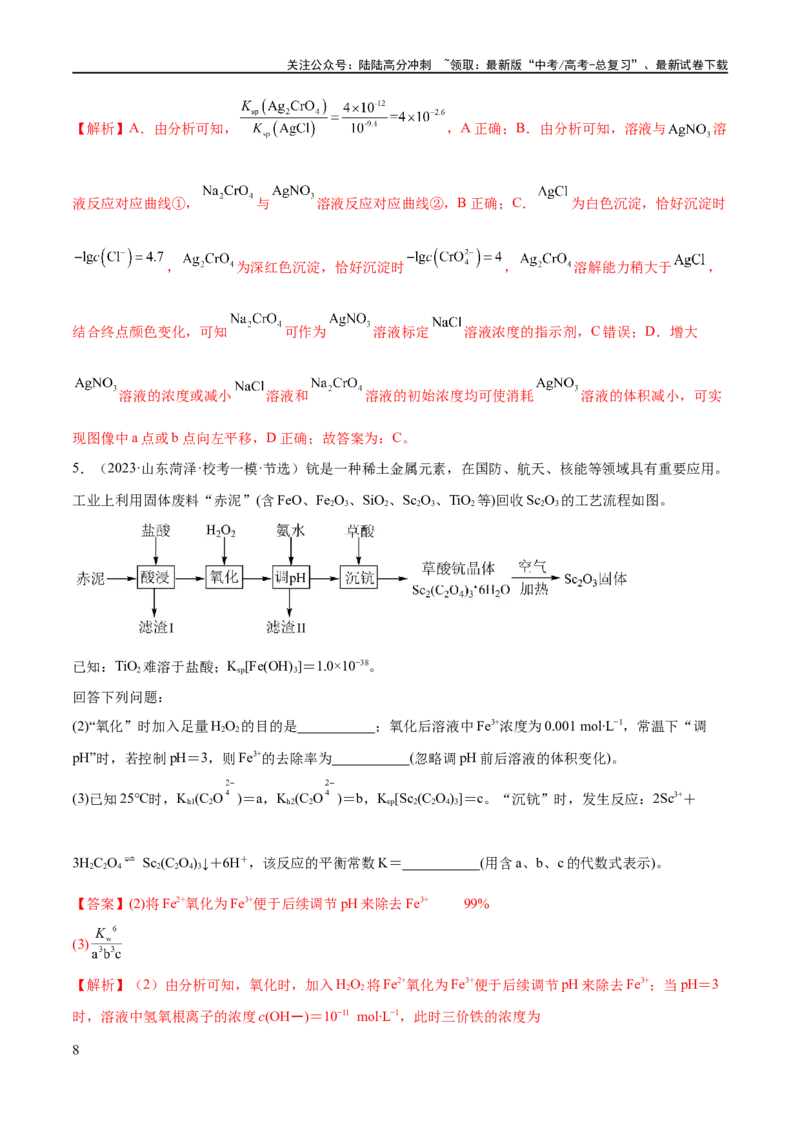 《专题02化学常用计量（分层练）（解析版）_05-化学-高考总复习_二轮复习_2024年_2024年高考化学二轮复习高频考点追踪与预测（新高考专用）_分层练_教师版（含答案解析）》第8页预览