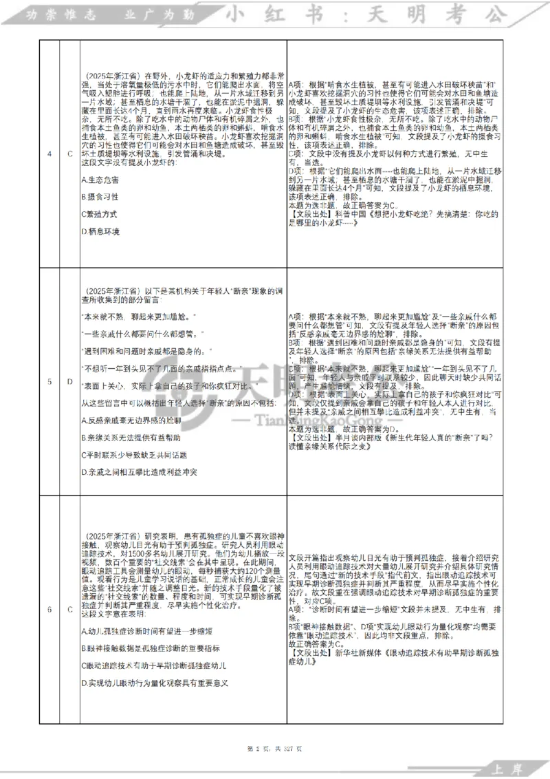 《片段阅读千题册乱序版答案_3539.2027北京定向选调_062027行测刷题-各模块刷题合集pdf版_2027片段阅读千题册_片段阅读千题册（乱序版）_片段阅读千题册乱序版2.0》第3页预览