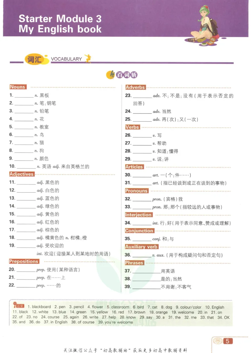 《初中必刷题七年级上册英语外研版狂K重点_2、2025初中必刷题合集_初中必刷题23+24+25上册_2023版》第9页预览