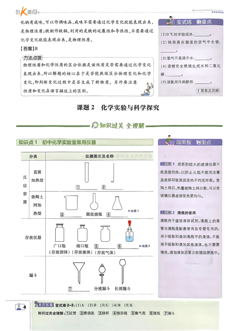 《2026《初中必刷题•化学》9上人教狂K重点_2026版初中《必刷题》7-9年级上册（全科）（多版本合集）_2026版初中《必刷题》9年级上册（7科全）（多版本合集）》第7页预览