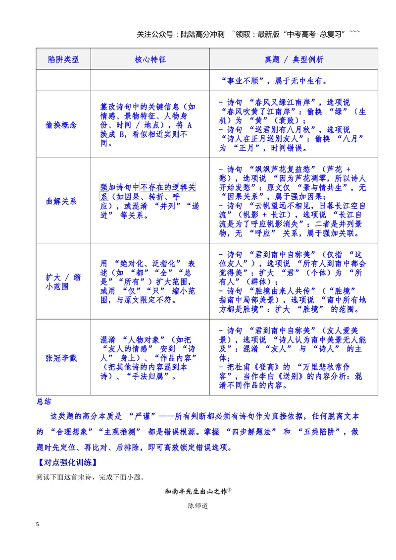《24诗歌鉴赏之选择题（教师版）_一轮复习_2026年-语文一轮复习_2026年高三语文一轮复习高考试题点对点专项训练（全国通用）-G344》第5页预览