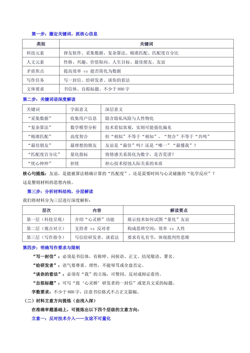 《26届浙江省天域全国名校协作体联考“让“心灵桥”成为起点，而非终点”写作系统指导-备战2026年高考语文各地名校模考卷作文导写_专项复习_2026年-语文专项复习》第2页预览