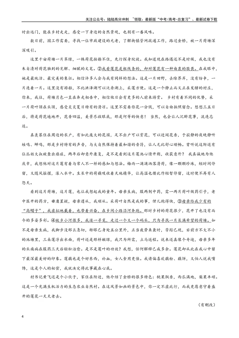 《45文学类文本阅读之短评（新高考版）（试卷）_二轮复习_2025年_2025年新高考语文二轮复习高频考点重难点强化训练卷_资料》第4页预览