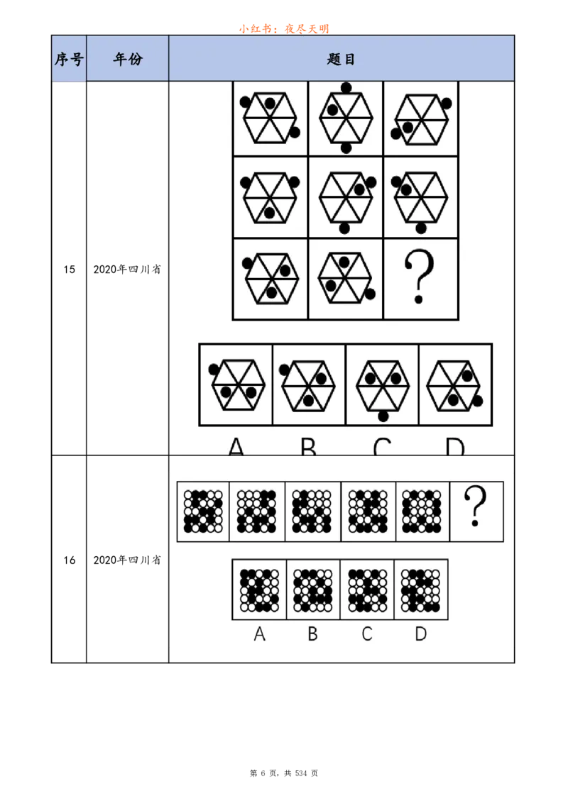 《图行推理题目版（加密）_3539.2027北京定向选调_062027行测刷题-各模块刷题合集pdf版_2027图形推理千题册_（顺序版）图形推理_图推千题册顺序版1.0_顺序打印缩小版》第9页预览
