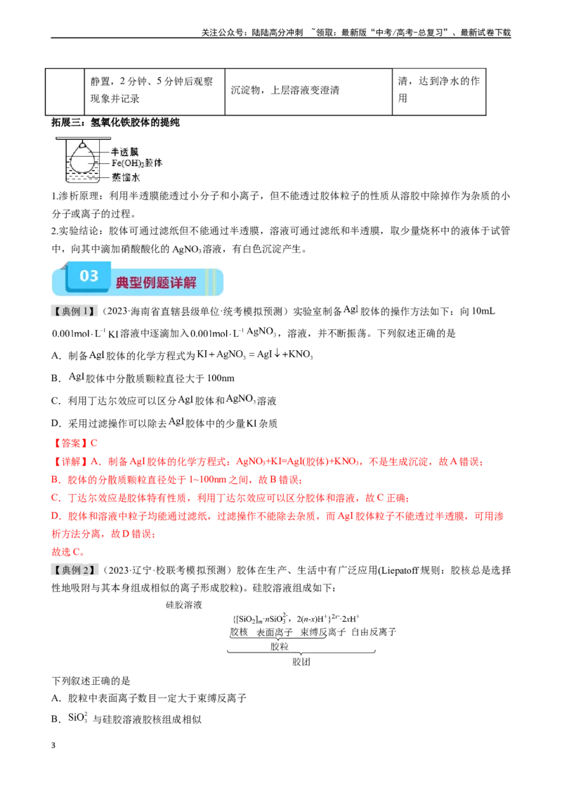 《专题01物质及其变化（实验1~2）（解析版）_05-化学-高考总复习_专项复习_2025年_2025年高考化学教材实验及其延伸拓展》第3页预览
