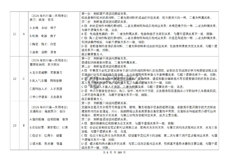 《（乱序版答案6.0）类比推理千题册_3539.2027北京定向选调_062027行测刷题-各模块刷题合集pdf版_2027类比推理千题册_（乱序版）类比推理_类比推理乱序版6.0》第9页预览