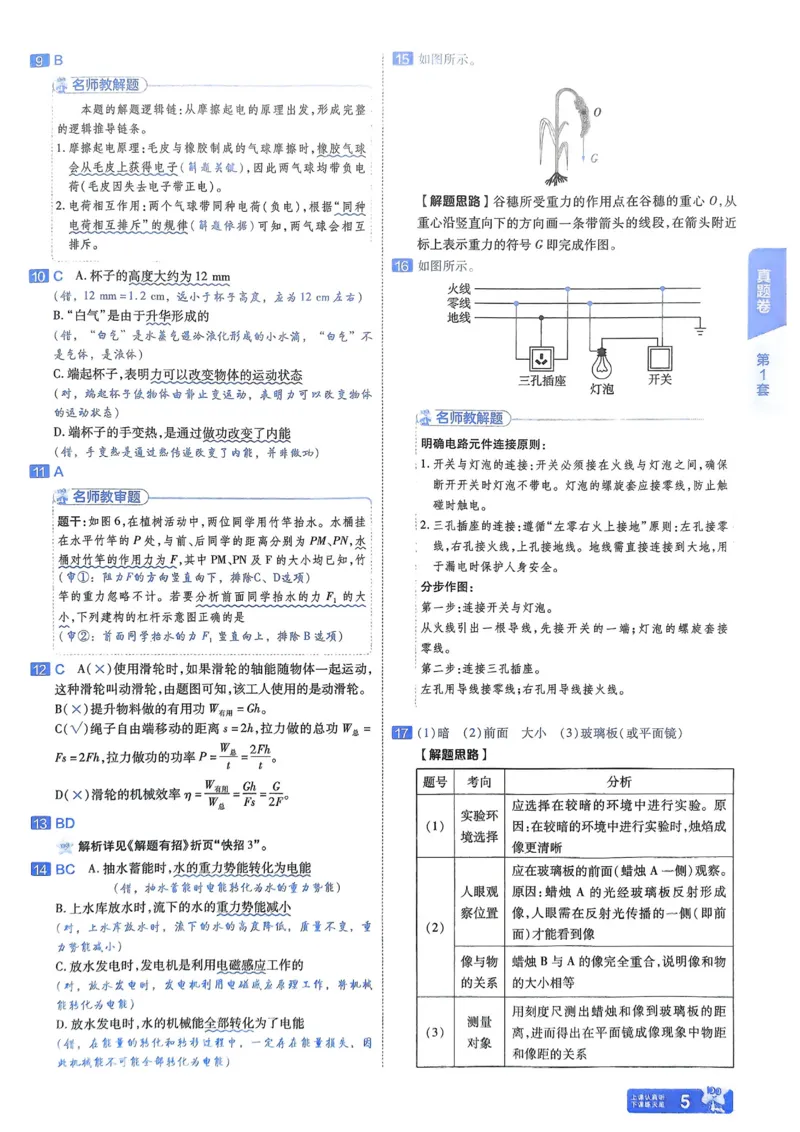 《2026《天星教育金考卷中考45套》物理解析册(河南红版)_12.2026年4月全国各地高考模拟卷_2026版初中金考卷•45套中考试卷汇编系列合集》第7页预览