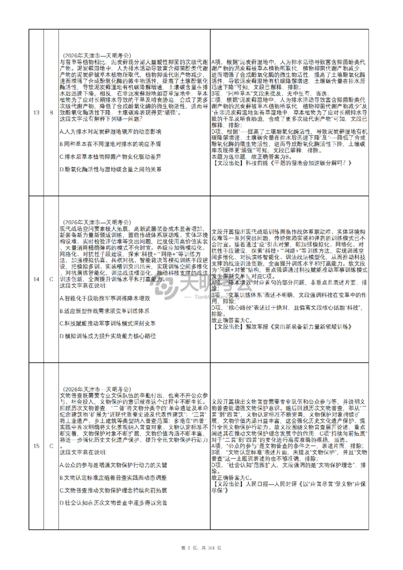 《（新增答案3.0）片段阅读千题册_3539.2027北京定向选调_062027行测刷题-各模块刷题合集pdf版_2027片段阅读千题册_片段阅读千题册（乱序版）_片段阅读千题册乱序版3.0》第6页预览