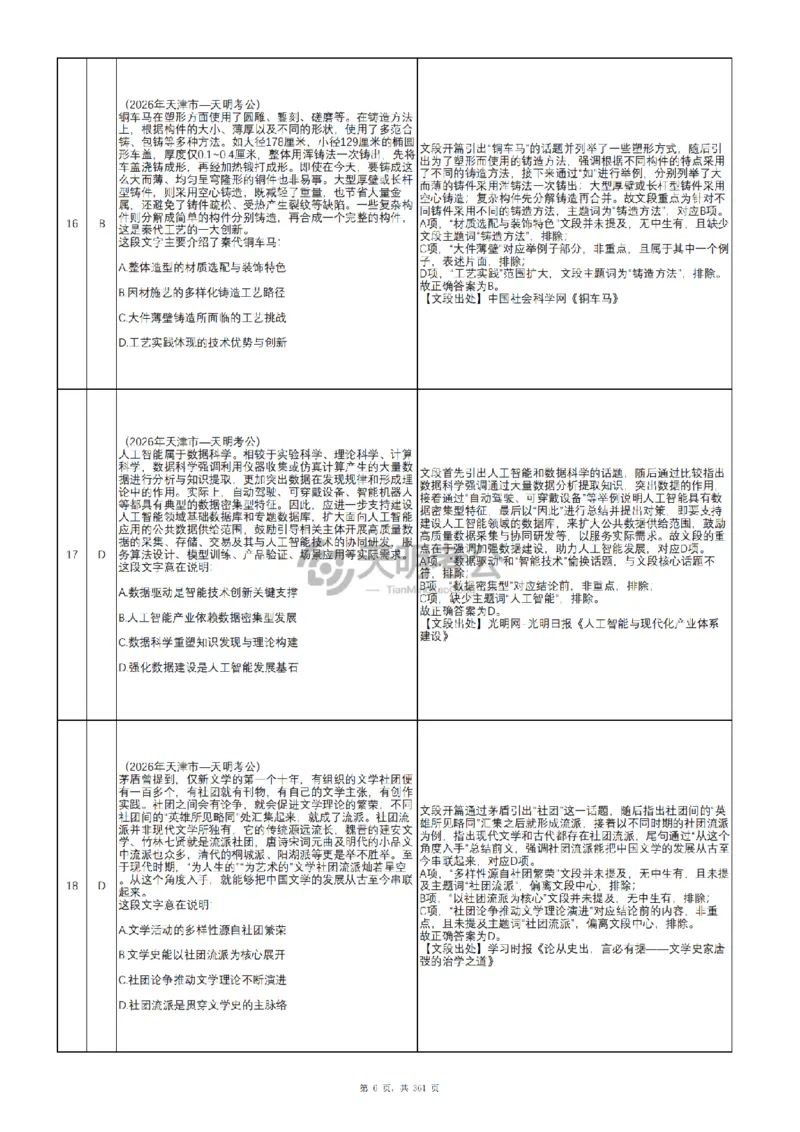 《（新增答案3.0）片段阅读千题册_3539.2027北京定向选调_062027行测刷题-各模块刷题合集pdf版_2027片段阅读千题册_片段阅读千题册（乱序版）_片段阅读千题册乱序版3.0》第7页预览