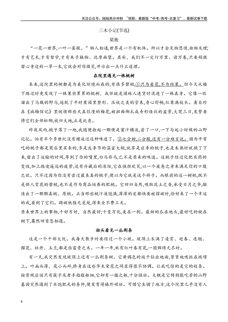 《2024年新高考九省联考语文模拟试卷八（九省联考专用）（原卷版）_专项复习_2024年_2024年新高考九省联考语文模拟试卷真题检测卷练习_资料》第4页预览
