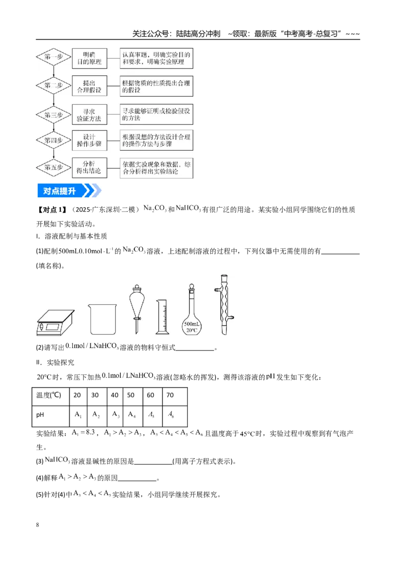 《专题04化学实验方案设计与探究（高效培优讲义）（学生版）_05-化学-高考总复习_一轮复习_2026年-化学高考一轮复习_2026年高考化学一轮复习考点精讲精练（新高考通用）-G58_2026版》第8页预览