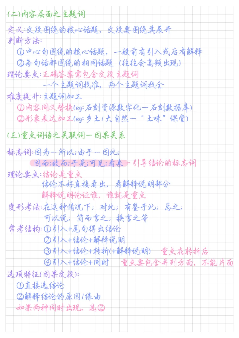 《郭熙丨26精讲精练笔记(1)_3539.2027北京定向选调_052027行测资料（名师笔记+技巧+必考点）_09言语理解与表达专项资料》第2页预览