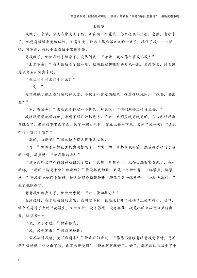 《19高考新题型现代文阅读Ⅱ小说之双文本比较阅读答题攻略（全国通用）_一轮复习_2024年_2024高考语文一轮复习文学类小说散文阅读全国通用_资料》第6页预览