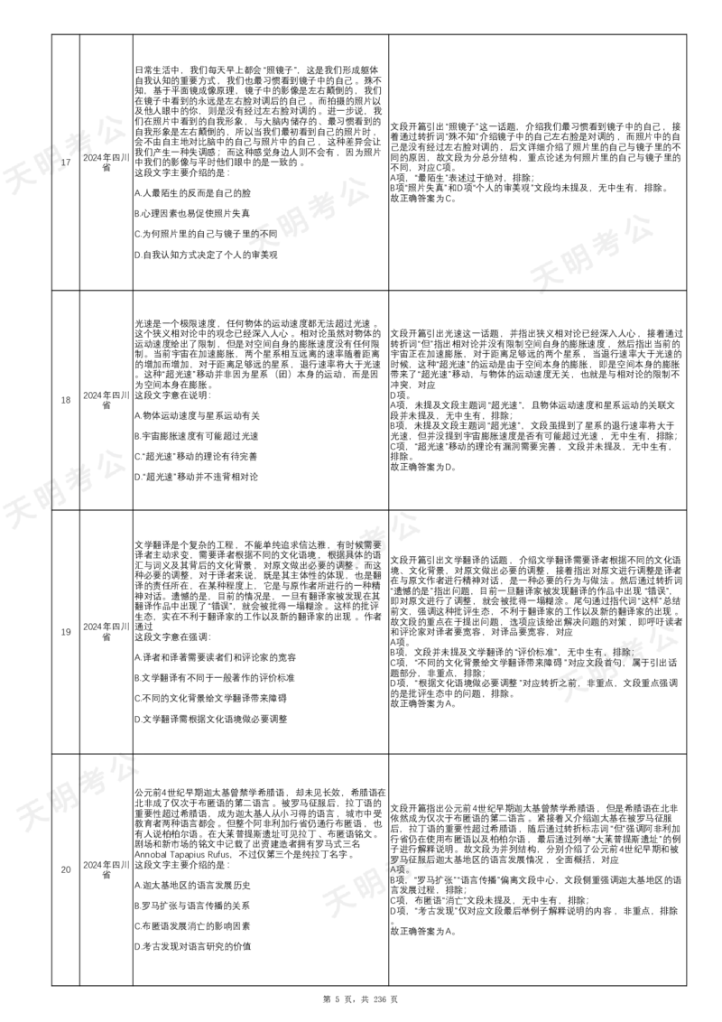 《片段阅读千题册乱序版答案_3539.2027北京定向选调_062027行测刷题-各模块刷题合集pdf版_2027片段阅读千题册_片段阅读千题册（乱序版）_片段阅读千题册乱序版1.0》第6页预览