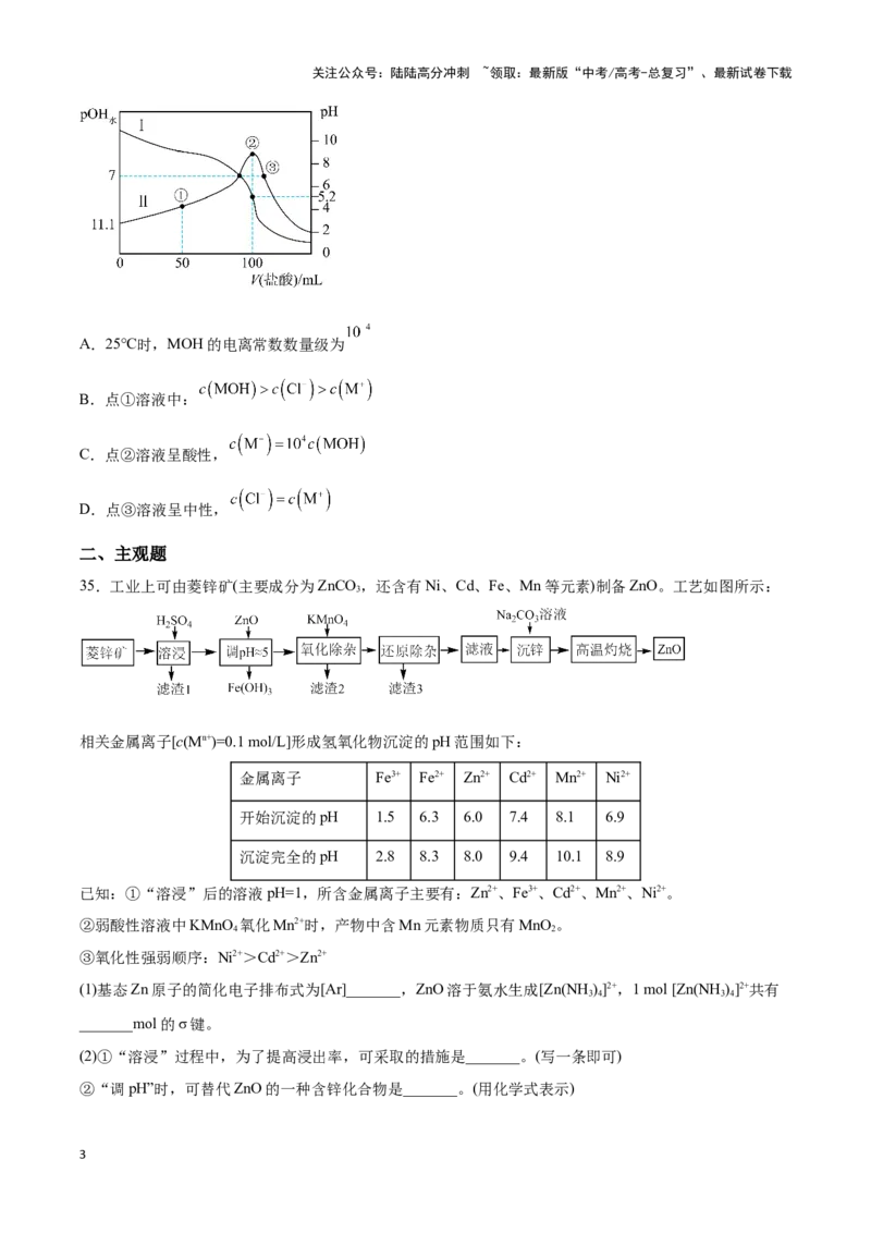 《专练04七道选择题+物质结构与性质综合题-（原卷版）_05-化学-高考总复习_专项复习_2024年_2023年高考化学考前手感保温训练（全国卷）_资料》第3页预览