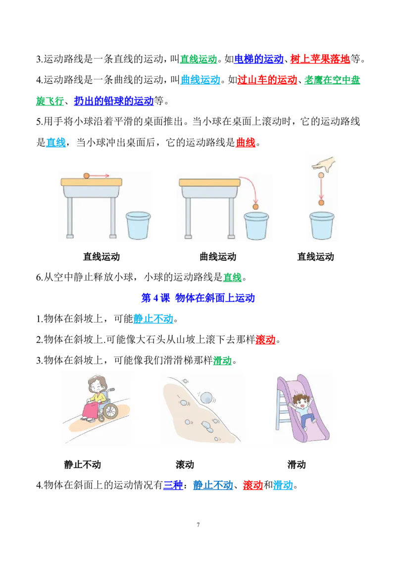 《2024年新改版教科版三年级下册科学全册精编知识点_小学1-6年级全科全套_1-6年级全科下册_三年级_其他补充资料_热门资料_科学》第7页预览