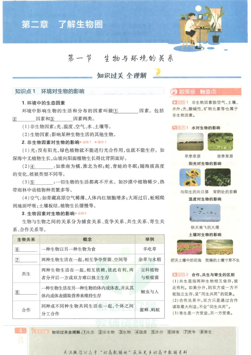 《初中必刷题七年级上册生物人教版狂K重点_2、2025初中必刷题合集_初中必刷题23+24+25上册_2023版》第8页预览