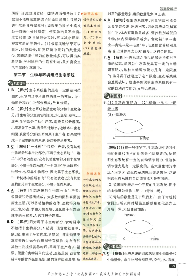 《初中必刷题七年级上册生物人教版答案_2、2025初中必刷题合集_初中必刷题23+24+25上册_2023版》第4页预览