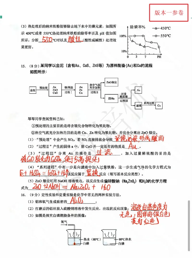 《2023广东深圳化学试卷(PDF版)_12.2026年4月全国各地高考模拟卷_2026版初中金考卷•45套中考试卷汇编系列合集_全国版中考真题(1)_各省市《历年中考真题》2013-2024(10)_12广东地区试卷》第5页预览