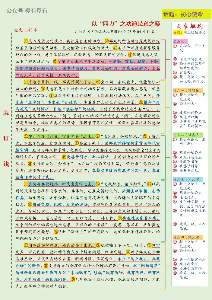 《人民日报范文精讲（2025.5月版）_3539.2027北京定向选调_072027申论资料（三色笔记+万能模版+高分指南)_17、人民日报范文精讲》第5页预览
