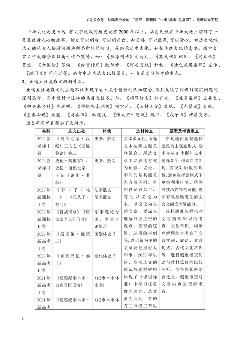 《2025高三语文文言保温顶端突破训练-（新高考地区通用）_专项复习_2025年_2025届高三语文文言文群文阅读保温突破训练（新高考地区通用）》第2页预览