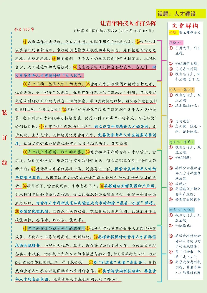 《人民日报范文精讲（2025.3月版）_3539.2027北京定向选调_072027申论资料（三色笔记+万能模版+高分指南)_17、人民日报范文精讲》第8页预览