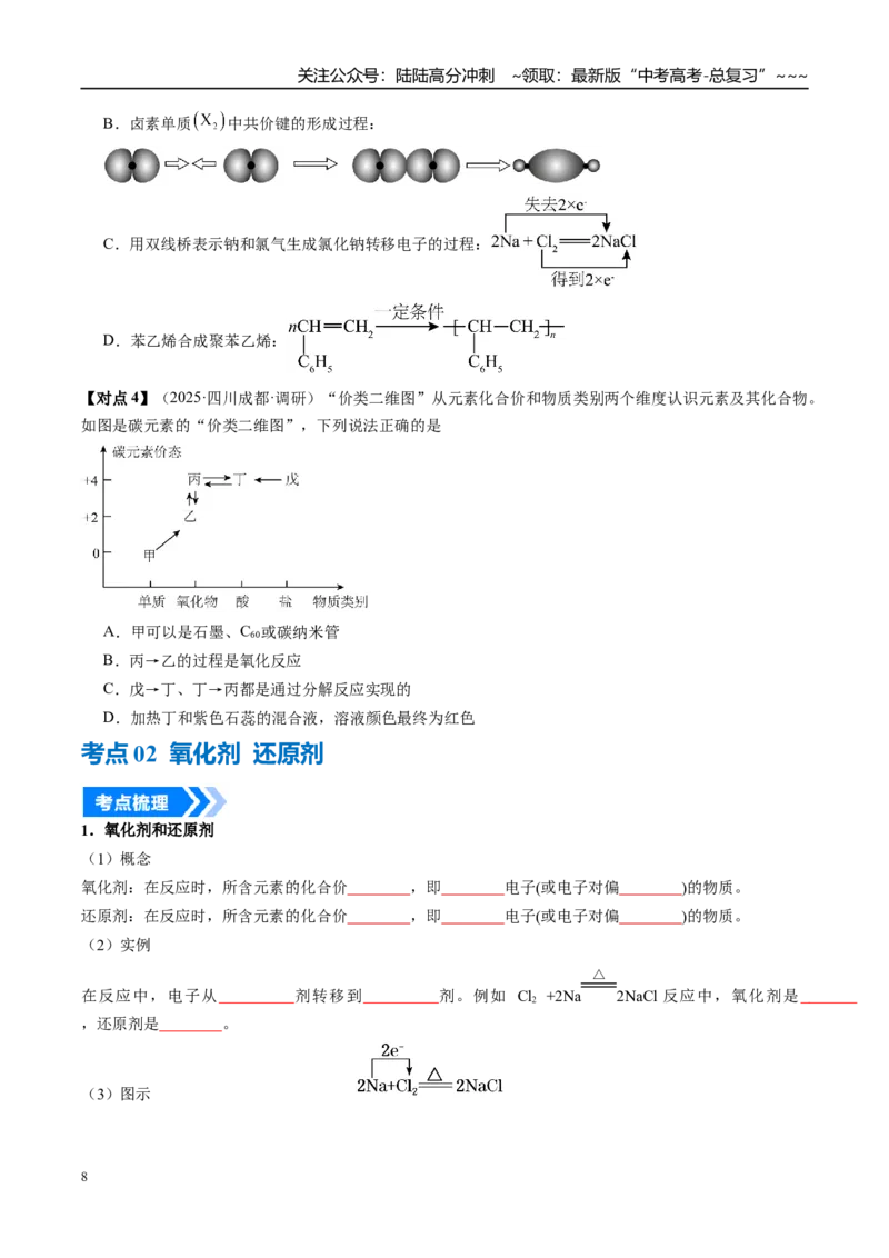 《专题04氧化还原反应的基本概念和规律（高效培优讲义）（学生版）_05-化学-高考总复习_一轮复习_2026年-化学高考一轮复习_2026年高考化学一轮复习考点精讲精练（新高考通用）-G58_2026版》第8页预览