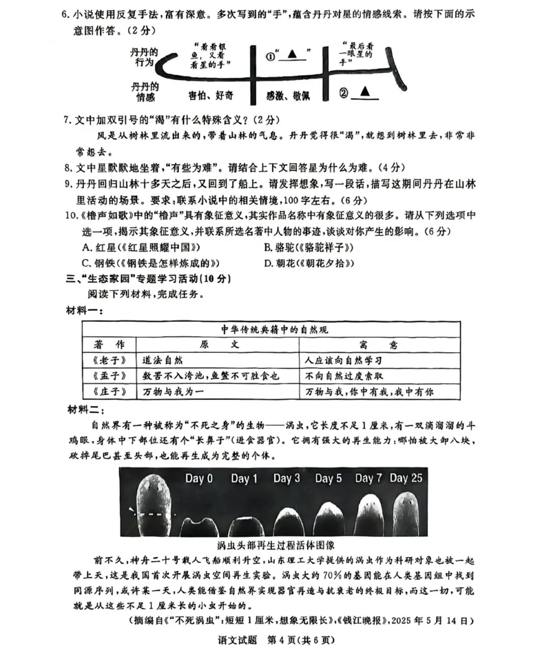 《32.浙江省2025年初中学业水平考试_12.2026年4月全国各地高考模拟卷_2026版初中金考卷•45套中考试卷汇编系列合集_2026版初中金考卷•45套中考试卷汇编（全国版）语数英》第4页预览