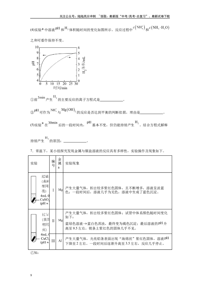 《2024年北京卷T19-实验探究变式题_05-化学-高考总复习_专项复习_2024年_2024年化学真题变式题》第9页预览