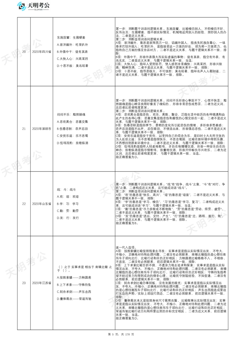 《类比推理顺序答案_3539.2027北京定向选调_062027行测刷题-各模块刷题合集pdf版_2027类比推理千题册_（顺序版）类比推理_类比推理2.0》第7页预览