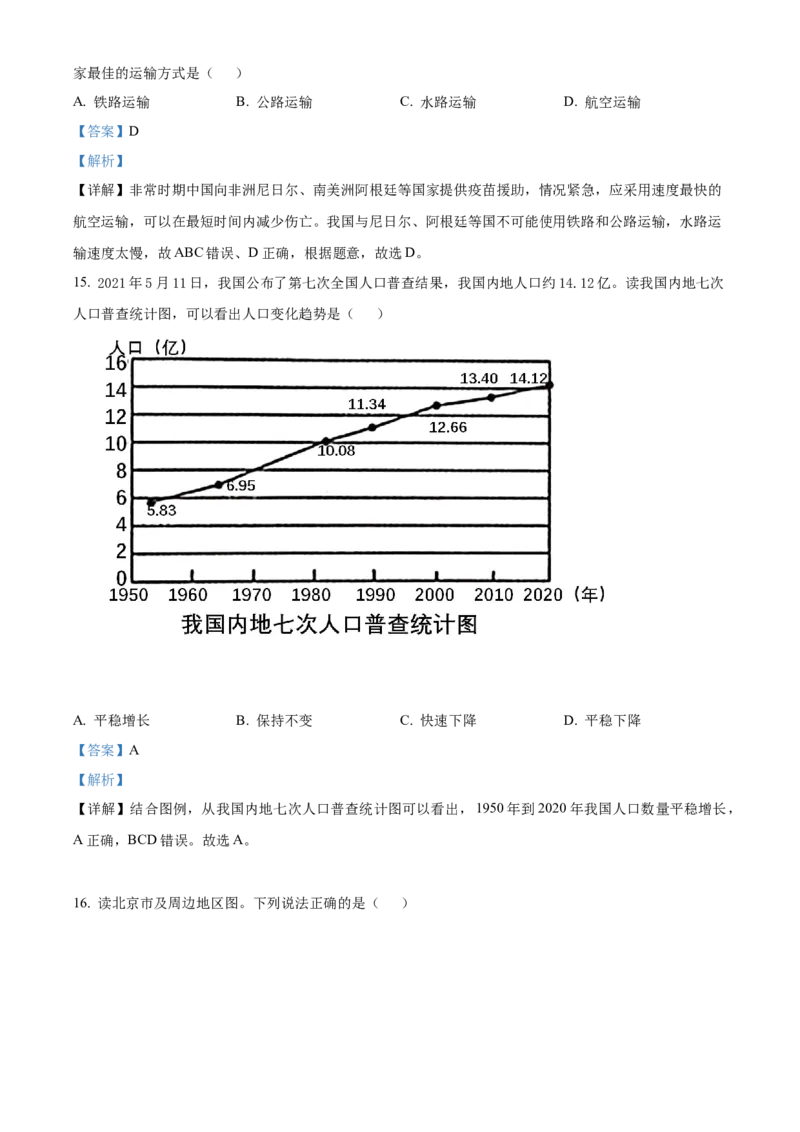 《2021年辽宁省沈阳市中考地理试题（解析版）_12.2026年4月全国各地高考模拟卷_2026版初中金考卷•45套中考试卷汇编系列合集_全国版中考真题(1)_辽宁各地中考_辽宁地理（24）》第8页预览