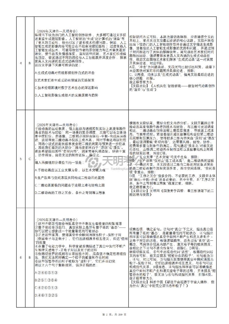 《（乱序版答案3.0）语句表达千题册_3539.2027北京定向选调_062027行测刷题-各模块刷题合集pdf版_2027语句表达千题册_（3.0新增）语句表达千题册》第3页预览