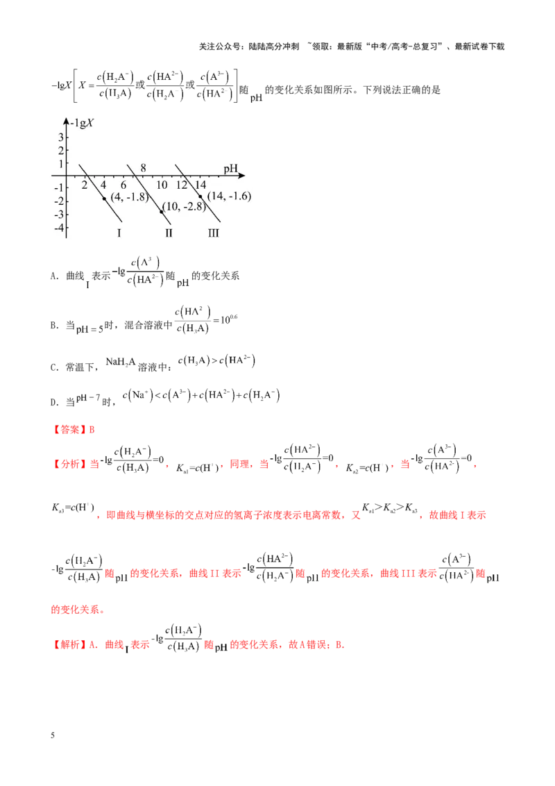 《专练09七道选择题+主观选做物质结构与性质题-（解析版）_05-化学-高考总复习_专项复习_2024年_2024年高考化学考前手感保温训练（全国理综卷）_资料》第5页预览