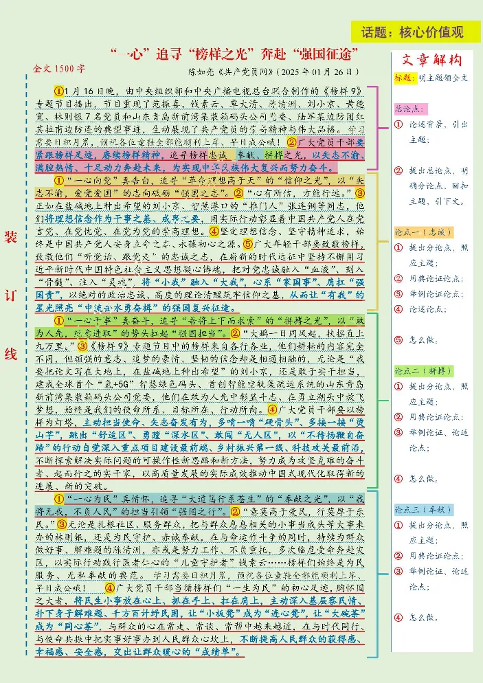 《人民日报范文精讲（2025.2月版）_3539.2027北京定向选调_072027申论资料（三色笔记+万能模版+高分指南)_17、人民日报范文精讲》第3页预览