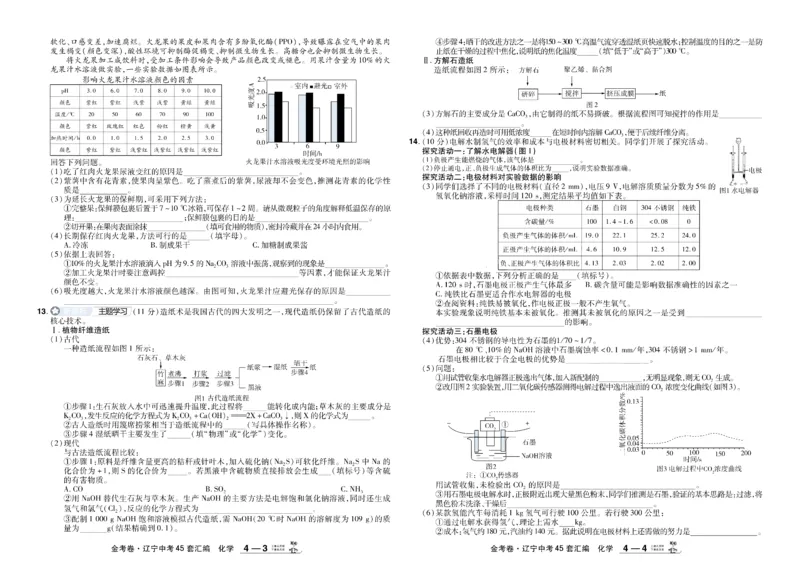 《2026《中考化学45套》辽宁_12.2026年4月全国各地高考模拟卷_2026版初中金考卷•45套中考试卷汇编系列合集_2026《天星教育•金考卷中考45套汇编》（中考）（辽宁版）》第10页预览