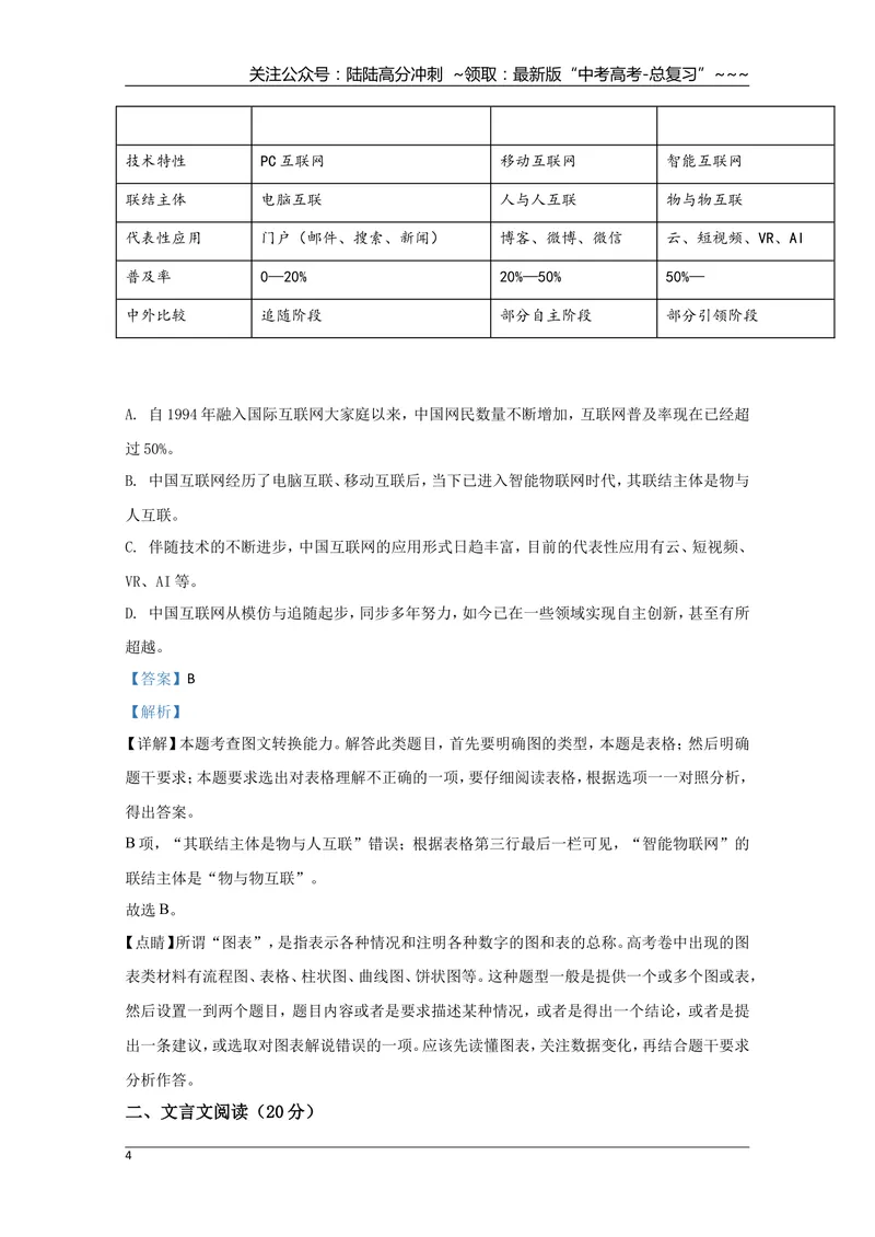 《2020年江苏省高考语文试卷解析版_专项复习_2026年-语文专项复习_2008年-2025年语文高考真题_2008-2020年高考_地方卷_江苏高考语文07-21_A4word版》第4页预览