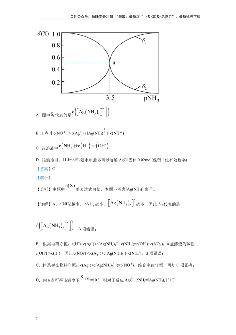 《2024年河北卷选择题11-12变式题_05-化学-高考总复习_专项复习_2024年_2024年化学真题变式题》第7页预览