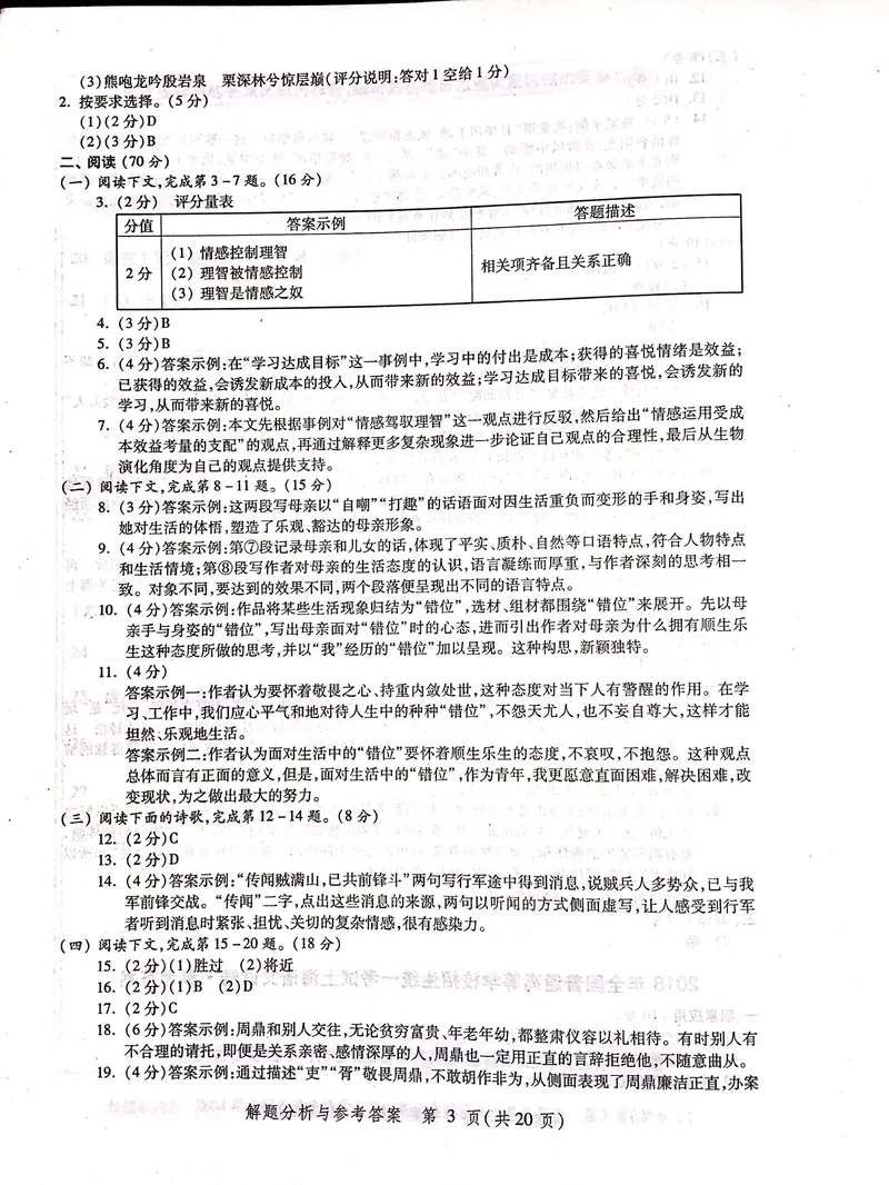 《2004-2019上海高考语文答案_专项复习_2026年-语文专项复习_2008年-2025年语文高考真题_2008-2020年高考_地方卷_上海高考语文真题2000-2020_2020-2004上海高考语文PDF版(赠送)》第3页预览