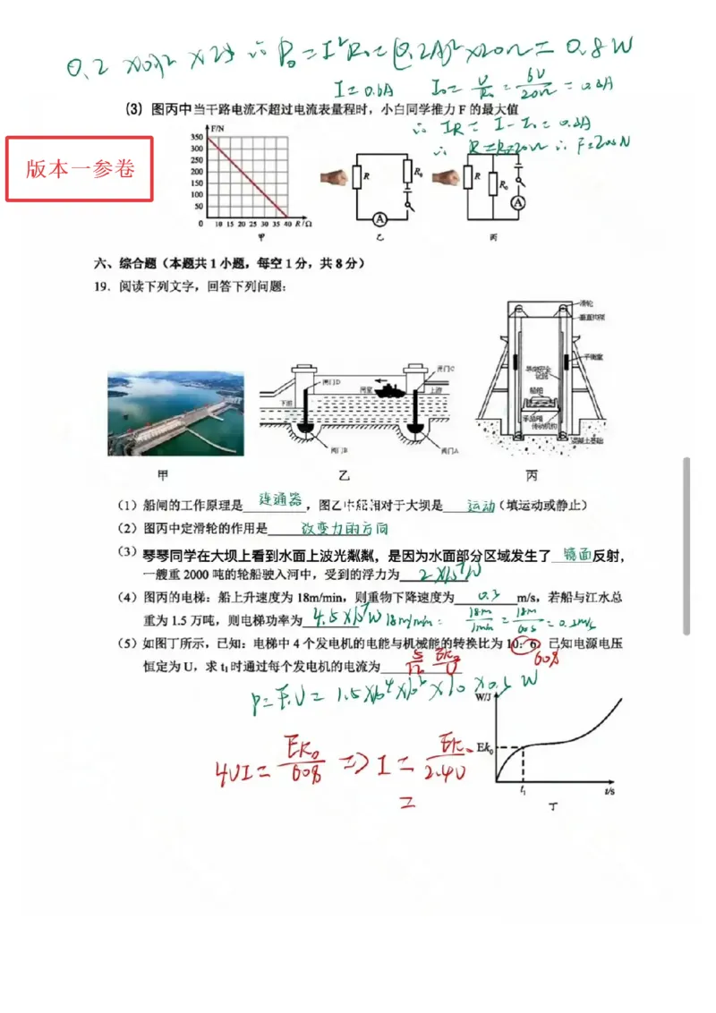 《2023深圳物理试卷(PDF版)_12.2026年4月全国各地高考模拟卷_2026版初中金考卷•45套中考试卷汇编系列合集_全国版中考真题(1)_各省市《历年中考真题》2013-2024(10)_12广东地区卷》第6页预览