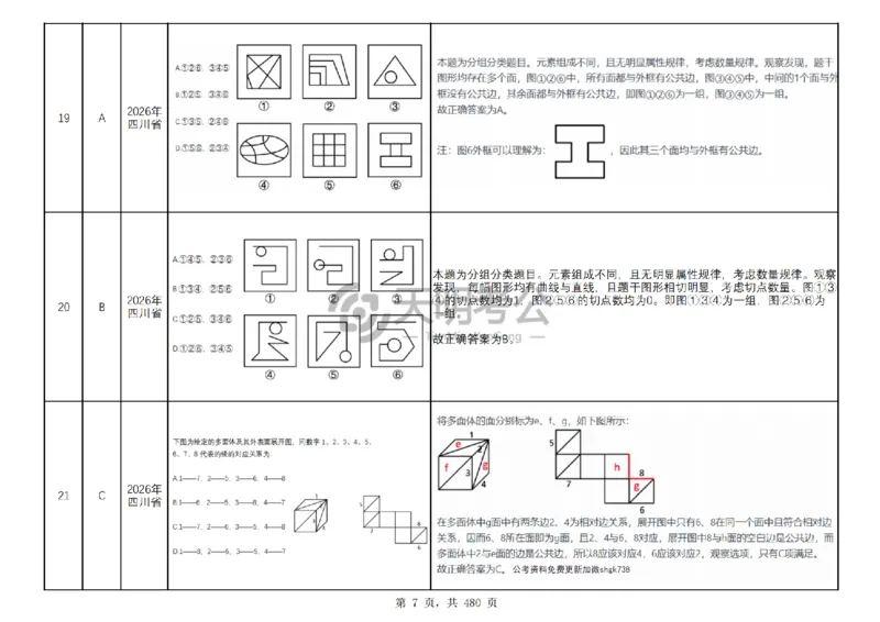 《图形推理千题册6.0（新增答案）_3539.2027北京定向选调_062027行测刷题-各模块刷题合集pdf版_2027图形推理千题册_图推千题册6.0新增》第8页预览