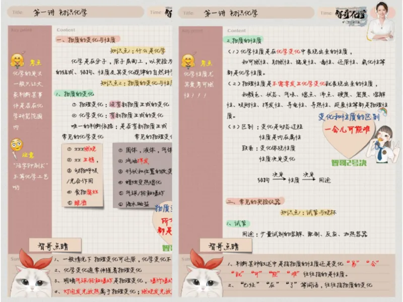 《01.课堂笔记主讲课中笔记_25初三化学_2025初三化学杨雯智A+秋下_00.课堂笔记》第4页预览